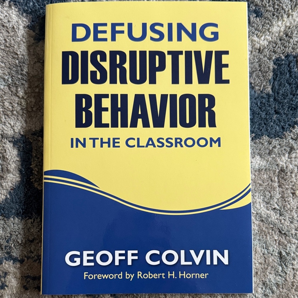 Defusing Disruptive Behavior Book